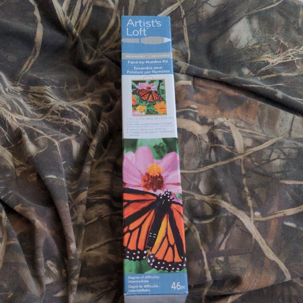 Paint-by-Number Kit - Monarch Butterfly